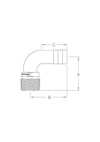 PTHC-2000 Bronz Hortum Rakoru 74X79X58MM