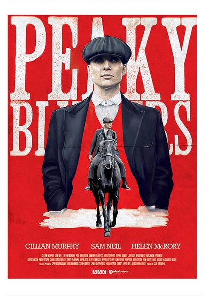 Peaky Blinders Afiş Desenli Mdf Tablo 25CMX 35CM