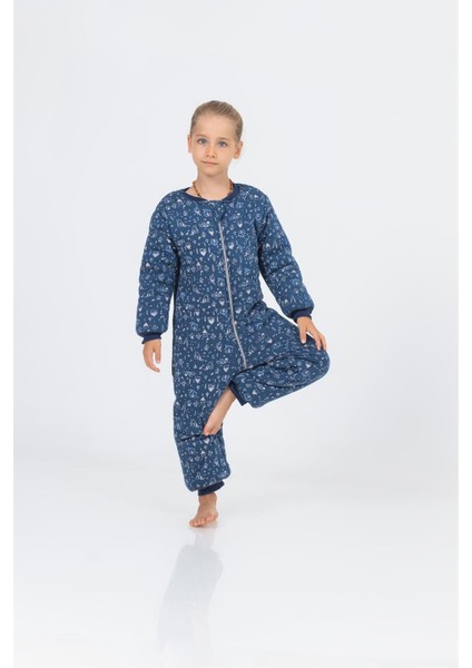 Kız Erkek Çocuk Kalın Elyaf Dolgulu 2.5 Tog Desenli Uyku Tulumu fiyatları