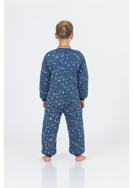 Kız Erkek Çocuk Kalın Elyaf Dolgulu 2.5 Tog Desenli Uyku Tulumu indirimleri