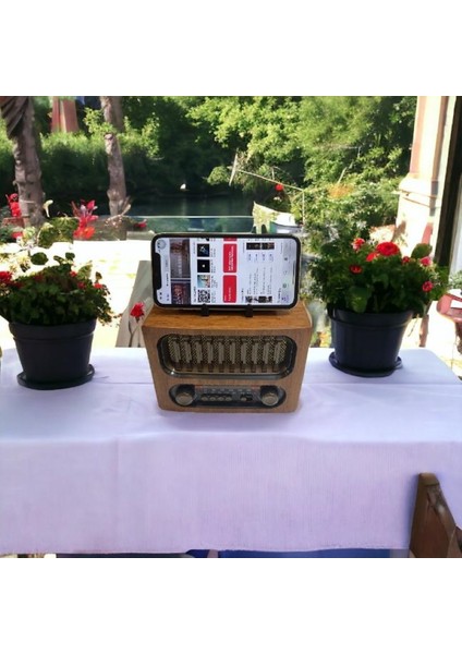 CM-1966 Bt Nostaljik Radyo, Şarjlı ve Pilli, 3 Bandlı Fm Radyo+Aux+Usb+Tf Kartlı Mp3 Çalar