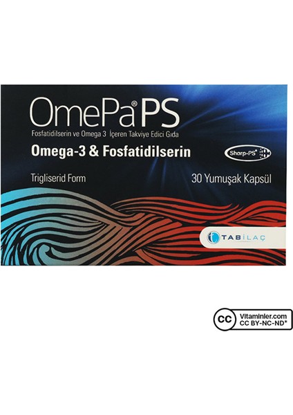 Tab Omepa Ps Omega 3 Fosfatidilserin 30 Kapsül