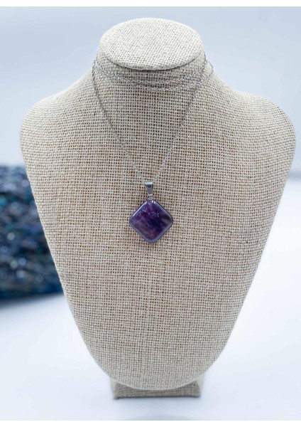 Ametist Doğal Taş Kolye