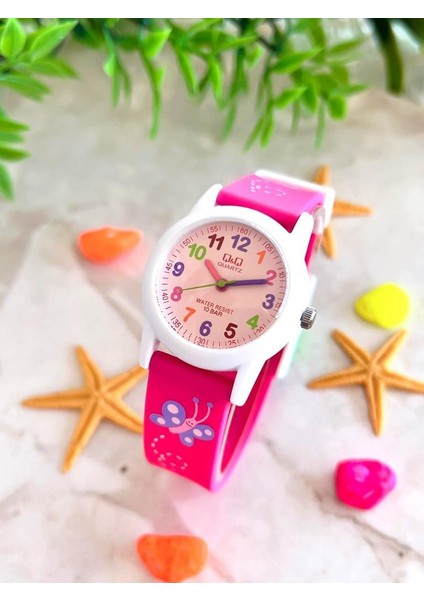 V091P.SL Silikon Kordonlu 10 Atm Su Geçirmez Çocuk Kol Saati