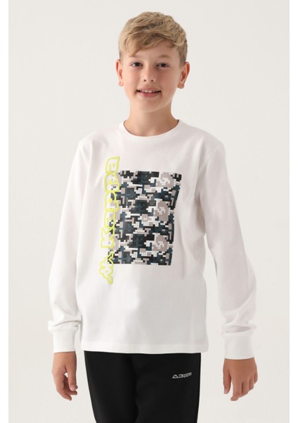 Erkek Çocuk Sweatshırt Krem