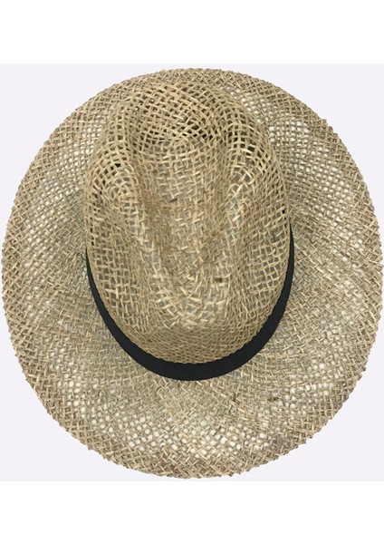 Kadın Doğal Yosun Hasır Panama Şapka fırsatları
