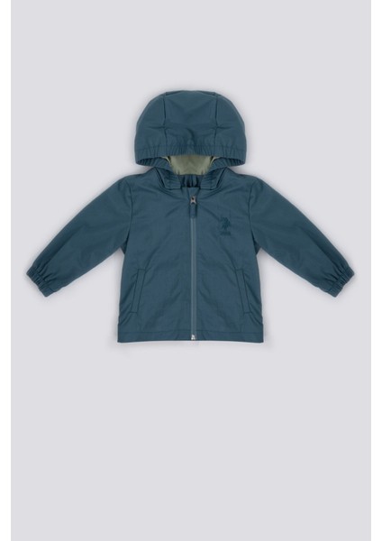 The Innocence Of Pink Koyu Petrol Kız Bebek Yağmurluk