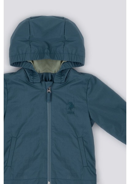 The Innocence Of Pink Koyu Petrol Kız Bebek Yağmurluk modelleri