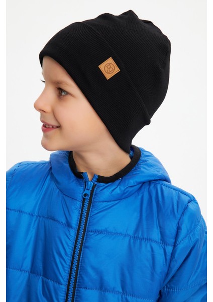 Siyah Erkek Çocuk Şapka Bere Pamuklu Kaşkorse fiyatları