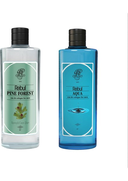 Kolonya Aqua 250 ml + Pine 250 ml