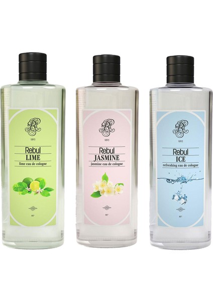 Ice Edc 250 ml + Lime 250 ml + Jasmine 250 ml