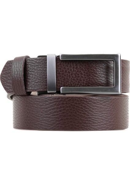 Kahve Erkek Spor Deri Kemer