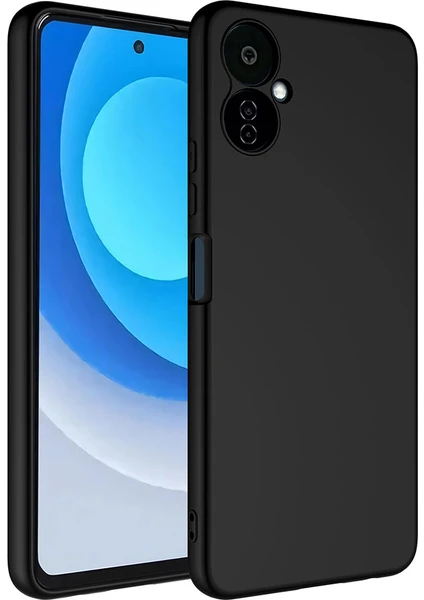 Case 4U Tecno Camon 19 Neo Kılıf Kamera Korumalı Içi Kadife Logosuz Mara Lansman Silinebilir Kılıf Siyah