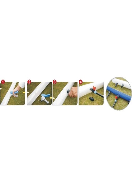 Bestpump 16 mm Yassı Layflat Hortum Çıkış Parçası ve Damlama Vana Seti - 1 Adet