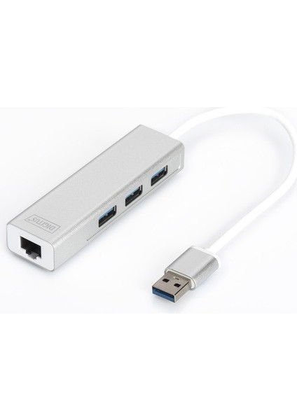 DA-70250 USB 3.0 To 3 Port USB 3.0 1 Port RJ45 USB Ethernet Adaptörü