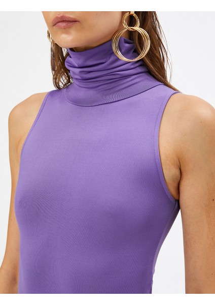 Balıkçı Yaka Abiye Bluz Kolsuz Basic indirimleri