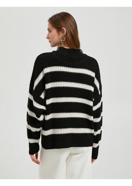 Örgü Kazak Yarım Balıkçı Yaka fırsatları