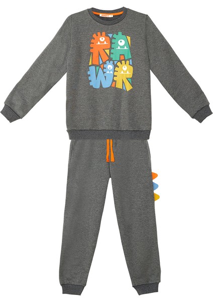 Rawr Tırtırlı Erkek Çocuk Antrasit Eşofman Takım modelleri