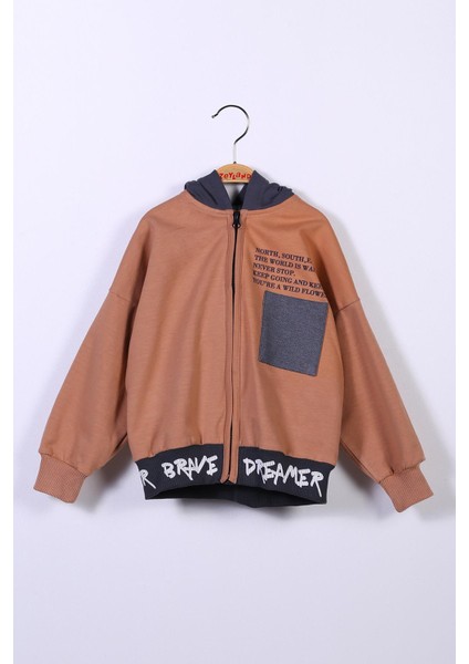 Kız Çocuk Kapüşonlu Fermuarlı Sweatshirt modelleri