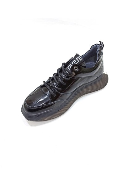 Lucıano Bellini Siyah Deri Erkek Sneaker Ayakkabı modelleri