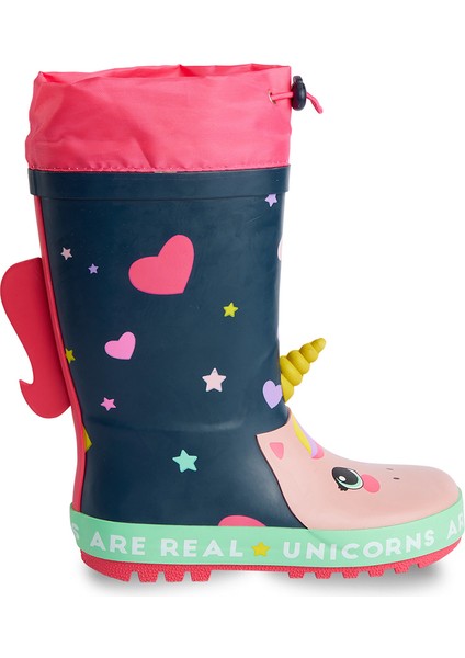Kalpli Unicorn Kız Çocuk Lacivert Yağmur Botu indirimleri