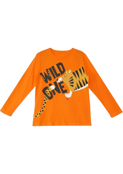 Wild One Erkek Çocuk T-Shirt Gabardin Pantolon Takım indirimleri