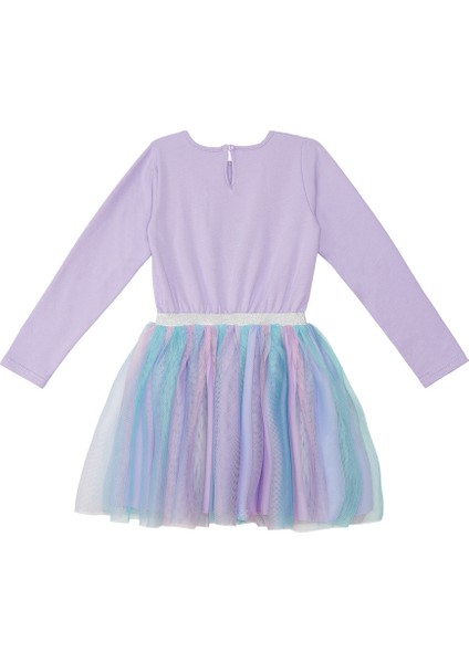 Gökkuşağı Kedicorn Kız Çocuk Tüllü Elbise fırsatları