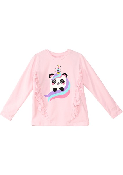 Panda Unicorn Kız Çocuk T-Shirt Tayt Takım indirimleri