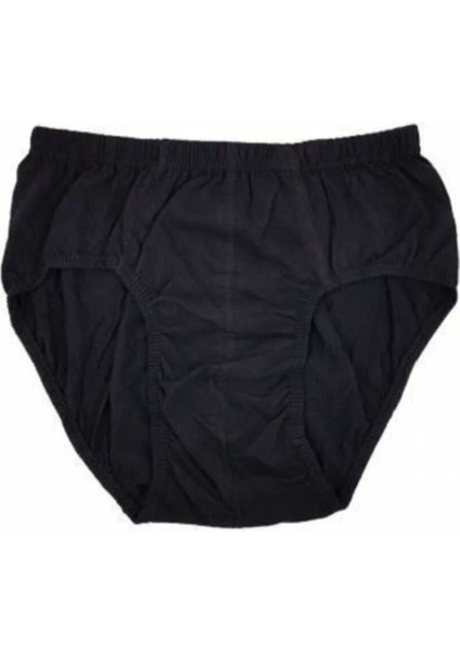 6 Adet Erkek Çocuk Garson Boy Slip Külot (13-14 Yaş) % 100 Pamuk Seher Siyah