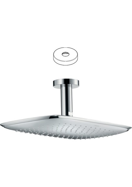 Tepe Duşu İçin Duvar / Tavan Flanşı Puravıda Krom 95745000