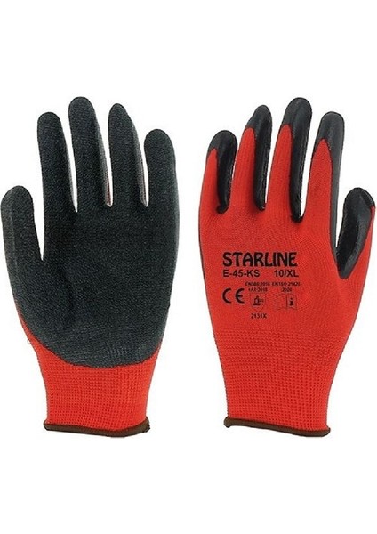 E-45-Ks Lateks Eldiven No:10 (10 Adet)