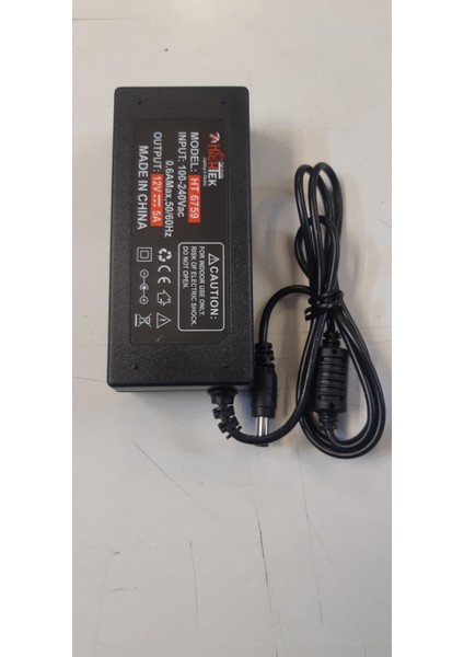 12 Volt 5 Amper Monitör Ekran Adaptörü - 12V 5A Monitör Adaptörü 5.5mm * 2.5mm - 5,5mmx2,5mm - 2,1mm Uç Standart