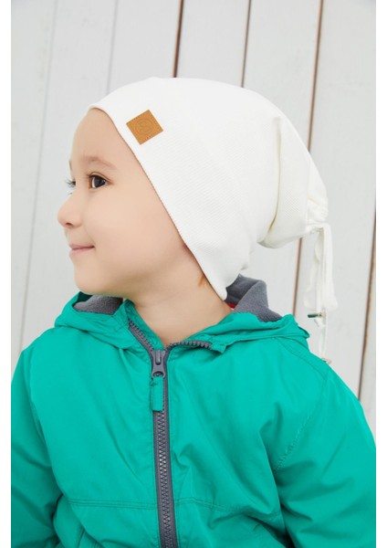 Erkek Çocuk Beyaz Şapka Bere El Yapımı Pamuklu Kaşkorse fiyatları