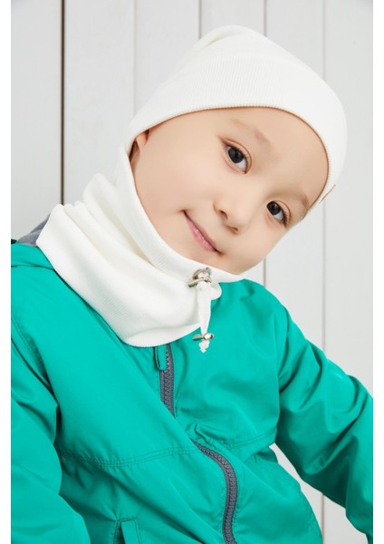 Erkek Çocuk Beyaz Şapka Bere El Yapımı Pamuklu Kaşkorse fırsatları