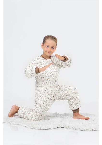 Kız Erkek Çocuk Kalın Elyaf Dolgulu 2.5 Tog Desenli Uyku Tulumu indirimleri
