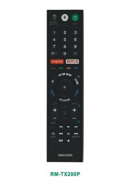 Sony RM-TX200P Netflıx-Google Play Tuşlu Tv Kumanda