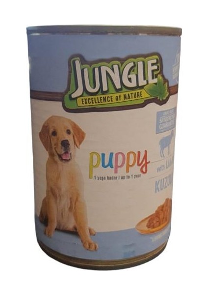 Konserve Köpek Maması Yavru Kuzu Etli 400GR