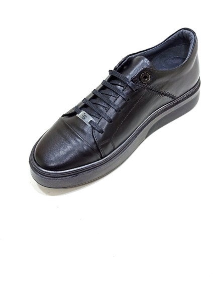 Lucıano Bellini Siyah Deri Erkek Sneaker Ayakkabı modelleri