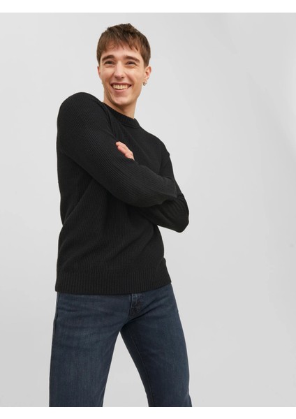 Erkek Bisiklet Yaka Örme Sweatshirt - 12243116 fiyatları