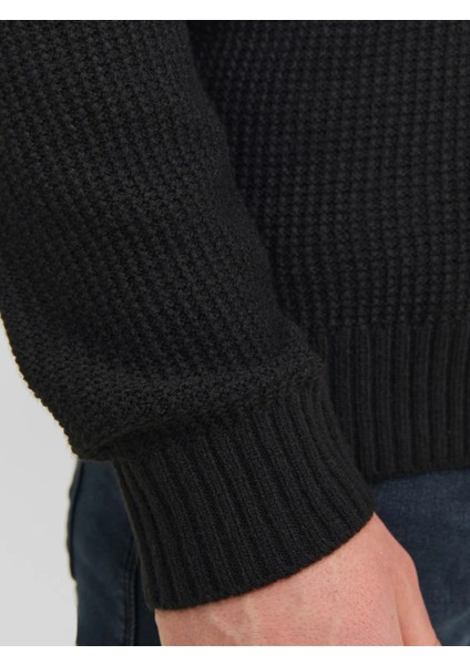 Erkek Bisiklet Yaka Örme Sweatshirt - 12243116 modelleri