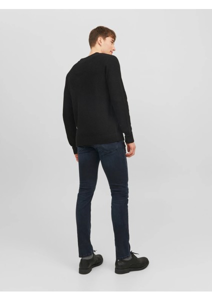 Jack & Jones Erkek Bisiklet Yaka Örme Sweatshirt - 12243116