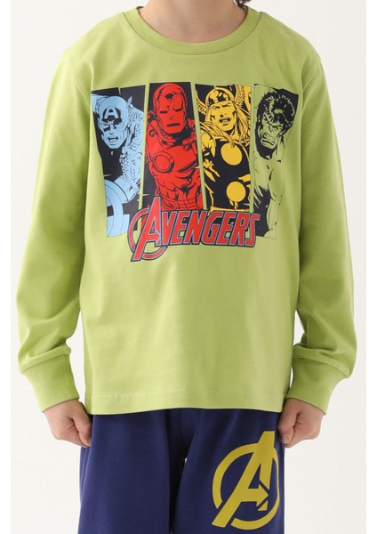 Fıstık Yeşili Erkek Çocuk Uzun Kol Pijama Takım fırsatları