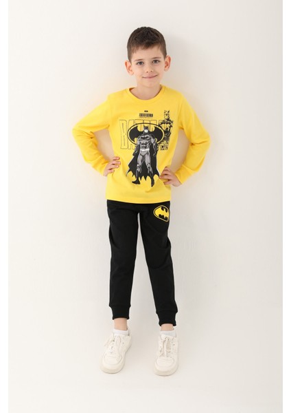 Sarı Erkek Çocuk Uzun Kol Pijama Takım fiyatları
