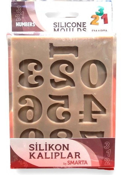 Silicone Moulds Silikon Epoksi,hamur ve Polimer Kil Kalıbı Numbers