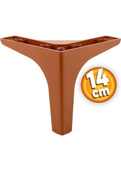 Sedef Lüks Mobilya Kanepe Sehpa Tv Ünitesi Koltuk Ayağı 14 cm Kahverengi Ayakları 4 Adet modelleri