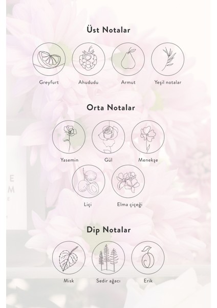 Mystique Blossom Saç Parfümü 50 ml | Beyaz Çiçekler, Odunsu Notalar | Hair Mist fırsatları