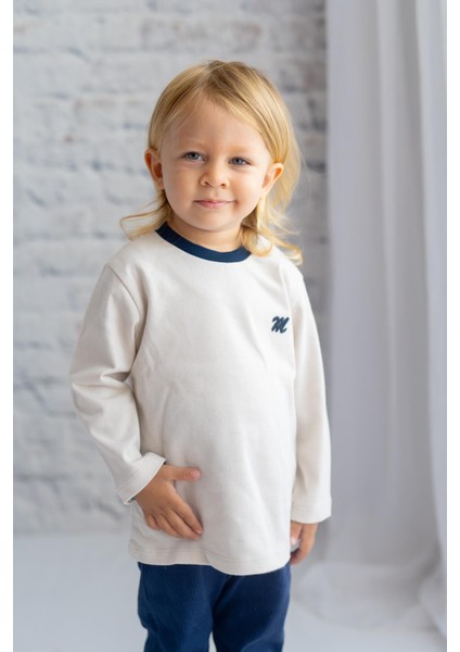 Erkek Bebek Nakış Detaylı T-Shirt fiyatları