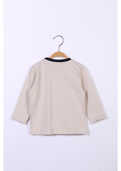 Erkek Bebek Nakış Detaylı T-Shirt modelleri