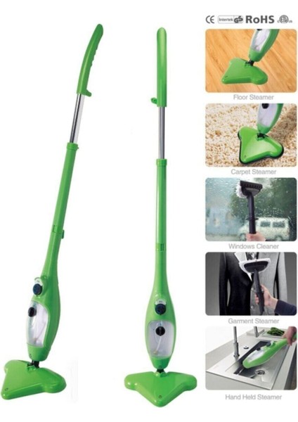 H2O Mop X5 Ergonomik Dizaynlı Buharlı Zemin ve Halı Temizleyici fırsatları