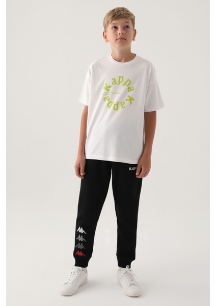 Krem Kappa Baskı Erkek Çocuk T-Shirt indirimleri